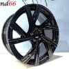 IMG_0285 17 Inch Velgen 5x100- Bergamo Look Velgen Set in Hoogglans Zwarte kleur