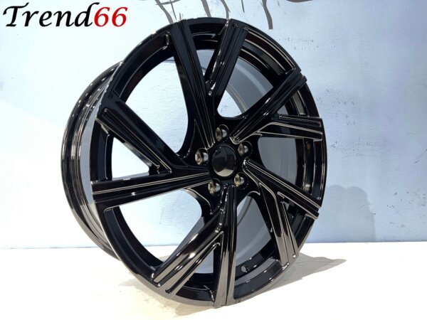 IMG_0285 17 Inch Velgen 5x100- Bergamo Look Velgen Set in Hoogglans Zwarte kleur