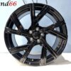 IMG_0289 17 Inch Velgen 5x100- Bergamo Look Velgen Set in Hoogglans Zwarte kleur