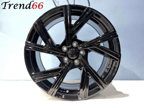 IMG_0289 17 Inch Velgen 5x100- Bergamo Look Velgen Set in Hoogglans Zwarte kleur