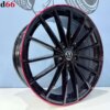 19 Inch Velgen 5x112- R Clupsport Look velgen in Hoogglans zwart met Rode rand