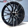 19 Inch Velgen 5x120 - Breed Set Style 405M Look Glans Zwart Gepolijst
