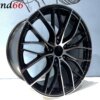 19 Inch Velgen 5x120 - Breed Set Style 405M Look Glans Zwart Gepolijst
