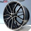 19 Inch Velgen 5x120 - Breed Set Style 405M Look Glans Zwart Gepolijst