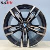 18 Inch Velgen 5x120- M6 Grand Coupe Look Velgen Set. Hoogglans zwart Gepolijste kleur