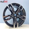 18 Inch Velgen 5x120- M6 Grand Coupe Look Velgen Set. Hoogglans zwart Gepolijste kleur