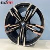 18 Inch Velgen 5x120- M6 Grand Coupe Look Velgen Set. Hoogglans zwart Gepolijste kleur