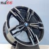 18 Inch Velgen 5x120- M6 Grand Coupe Look Velgen Set. Hoogglans zwart Gepolijste kleur