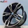 18 Inch Velgen 5x120- M6 Grand Coupe Look Velgen Set. Hoogglans zwart Gepolijste kleur