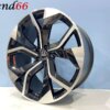 23 Inch Velgen 5x112 - RSQ8 Look Velgen Set in Hoogglans Zwart Gepolijste kleur