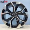 23 Inch Velgen 5x112 - RSQ8 Look Velgen Set in Hoogglans Zwart Gepolijste kleur