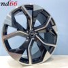 23 Inch Velgen 5x112 - RSQ8 Look Velgen Set in Hoogglans Zwart Gepolijste kleur