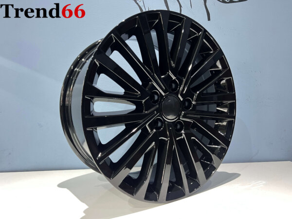 18 Inch Velgen 5x120 - Vw Transporter Palmerston Look  Verzwaard Velgen Glans Zwart
