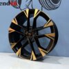 19 Inch Velgen 5x112 - Cupra R Look Mat Zwarte Kleur met Bronze Kleur