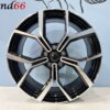 IMG_7092 18 Inch Velgen 5x100- Faro Look Velgen set in Hoogglans Zwart Gepolijste Kleur