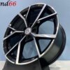19 Inch Velgen 5x112- Estoril Look Hoogglans Zwart Gepolijste kleur