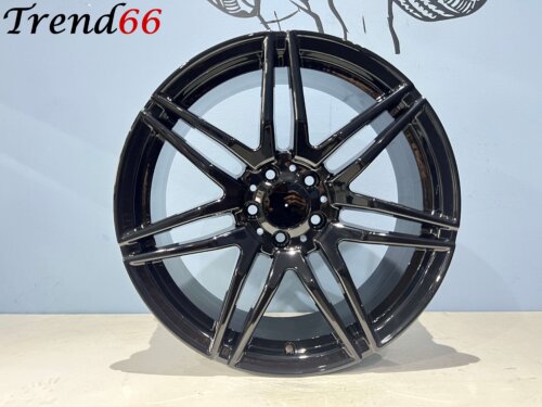 19 Inch Velgen 5x112 -V Spaak model verzwaarde velgen. Hoogglans zwart