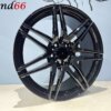19 Inch Velgen 5x112 -V Spaak model verzwaarde velgen. Hoogglans zwart