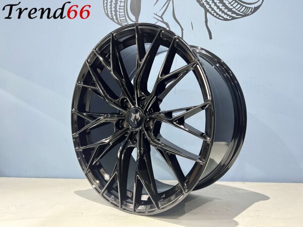 18 Inch Velgen 5x112- Vossen Velocity Look Velgen Set. Glans zwarte Kleur