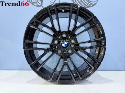 18 Inch Velgen 5x120-846 M Look Velgen set in Hoogglans Zwarte kleur