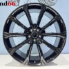 21 Inch Velgen5x112- RSQ3 Look Velgen Set Hoogglans Zwarte Kleur