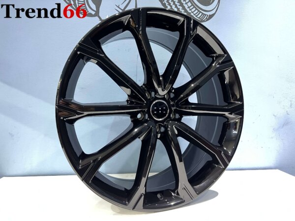 21 Inch Velgen5x112- RSQ3 Look Velgen Set Hoogglans Zwarte Kleur