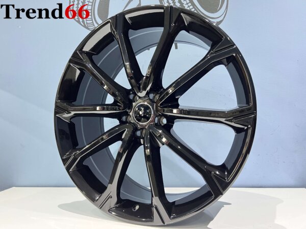 21 Inch Velgen5x112- RSQ3 Look Velgen Set Hoogglans Zwarte Kleur