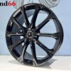 21 Inch Velgen5x112- RSQ3 Look Velgen Set Hoogglans Zwarte Kleur