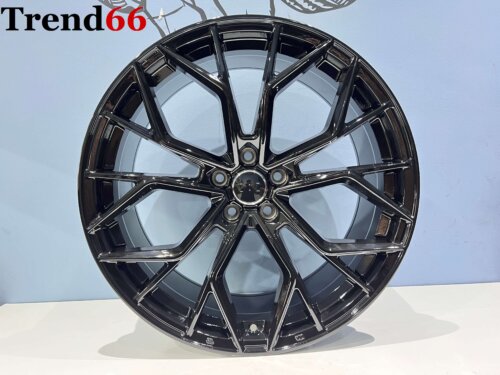 18 Inch 5x112 Velgen -Vossen Look Velgen Set Hoogglans Zwart