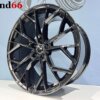 18 Inch 5x112 Velgen -Vossen Look Velgen Set Hoogglans Zwart