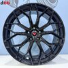 19 Inch Velgen 5x112- Vossen Look B3Forget velgen set in Hoogglans Zwarte kleur