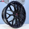 19 Inch Velgen 5x112- Vossen Look B3Forget velgen set in Hoogglans Zwarte kleur