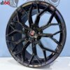 19 Inch Velgen 5x112- Vossen Look B3Forget velgen set in Hoogglans Zwarte kleur