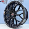 19 Inch Velgen 5x112- Vossen Look B3Forget velgen set in Hoogglans Zwarte kleur