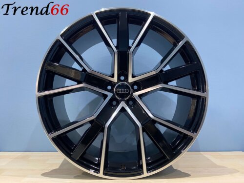 20 Inch Velgen 5x112-RS6 Performance Look Velgen Glans zwart Gepolijste kleur
