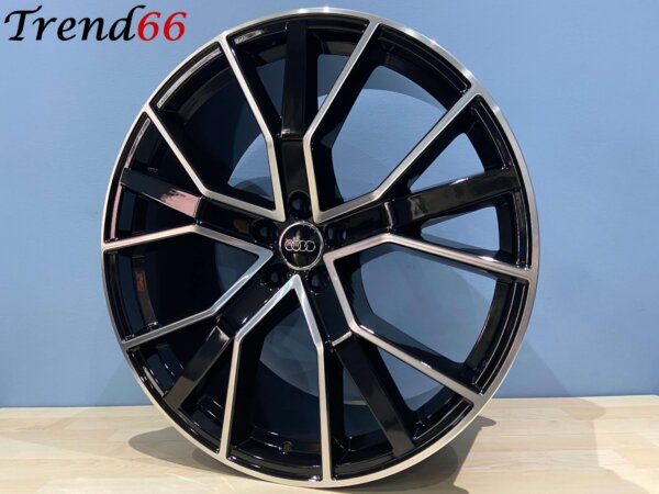 20 Inch Velgen 5x112-RS6 Performance Look Velgen Glans zwart Gepolijste kleur