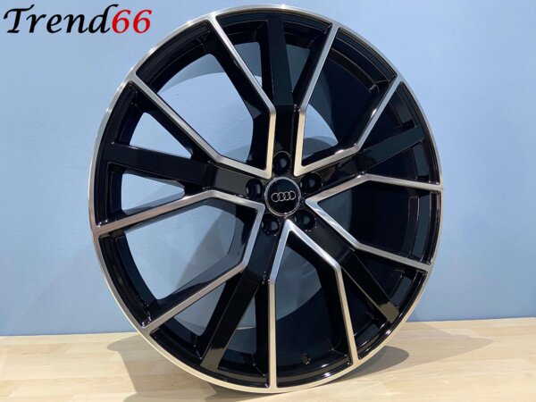 20 Inch Velgen 5x112-RS6 Performance Look Velgen Glans zwart Gepolijste kleur