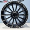 IMG_9741 18 Inch Velgen 5x112- Multispaak AMG Look Velgen Hoogglans Zwart met Chrome Rand