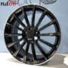 IMG_9742 18 Inch Velgen 5x112- Multispaak AMG Look Velgen Hoogglans Zwart met Chrome Rand