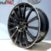 IMG_9746 18 Inch Velgen 5x112- Multispaak AMG Look Velgen Hoogglans Zwart met Chrome Rand