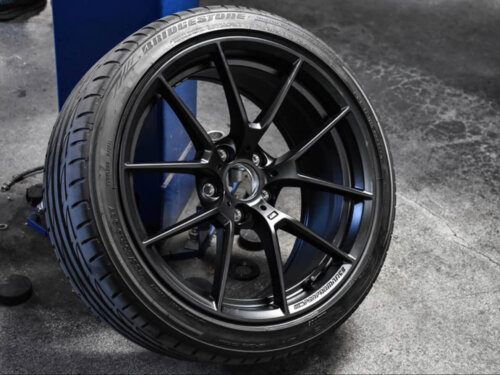 18 Inch 5x120 763M Look Velgen Set Hoogglans Zwarte Kleur