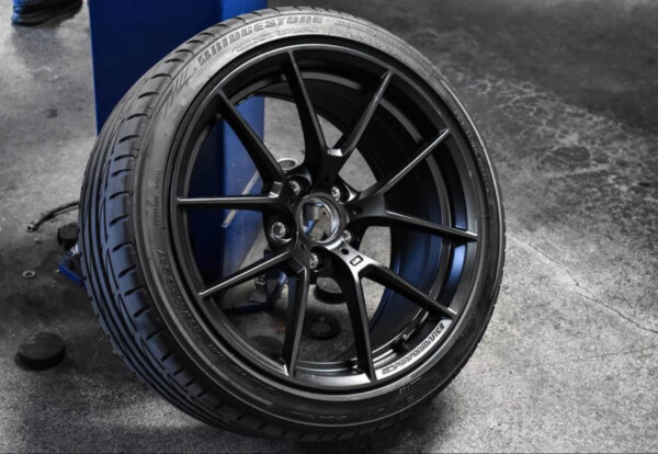 18 Inch 5x120 763M Look Velgen Set Hoogglans Zwarte Kleur