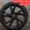 19 Inch 5x112 2025 R8 Look Velgen Set Hoogglans Zwarte Kleur