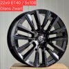 22'' 5x108 R Line Polestar Look Hoogglans Zwarte Kleur Sport Velgen set