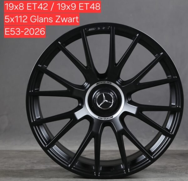 IGRT9968 19'' Velgen 5x112 AMG 2026 Performance Look Glans Zwart Kleur Sport Velgen Set
