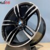 IMG_0106 19 Inch 5x120 Breed Set Style 437M Look Glans Zwart Gepolijst Kleur