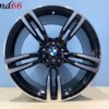 IMG_0107 19 Inch 5x120 Breed Set Style 437M Look Glans Zwart Gepolijst Kleur