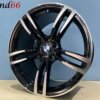 IMG_0108 19 Inch 5x120 Breed Set Style 437M Look Glans Zwart Gepolijst Kleur