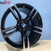 IMG_0109 19 Inch 5x120 Breed Set Style 437M Look Glans Zwart Gepolijst Kleur