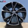 18 Inch 5x112 RS7 Performance Look Velgen Set Hoogglans Zwart Gepolijste Kleur